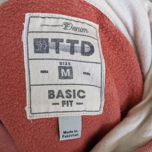 🦅 Tom Tailor Denim Pink Adventure Calls Indigenous Native America Hoodie M - Picture 5 of 7